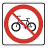 closed to bicycles